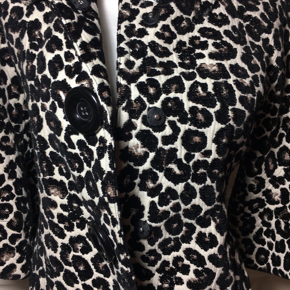 Forever 21 Animal Print Jacket Size Medium - Picture 3 of 5